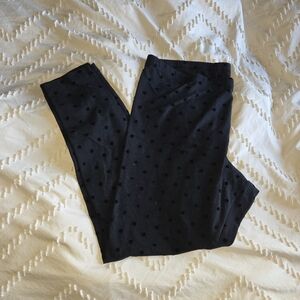 Old Navy Black Polka Dot Pants